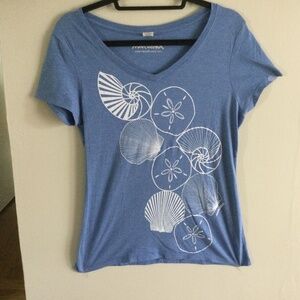 Marushka “By the Sea” Blue Tee